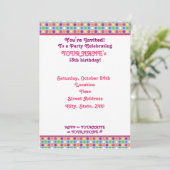 Party Einladung (Stehend Vorderseite)