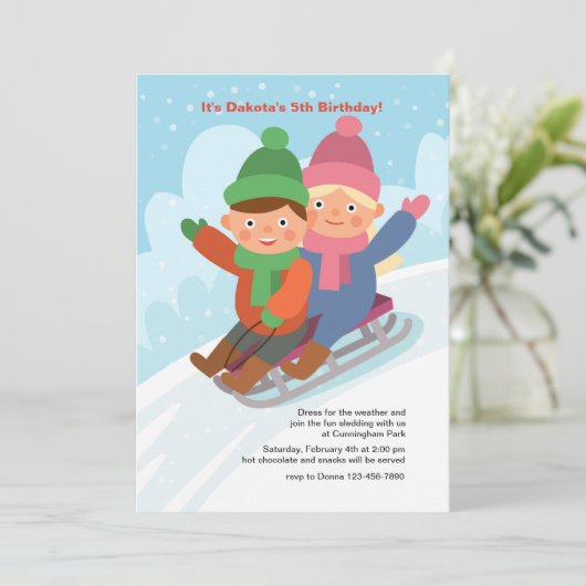 Party Einladung (Stehend Vorderseite)