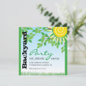 Party Einladung (Stehend Vorderseite)
