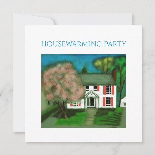 Party Einladung (Vorderseite)