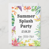 Party Einladung (Vorderseite)