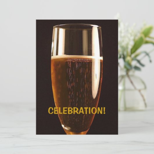 Party Einladung (Stehend Vorderseite)