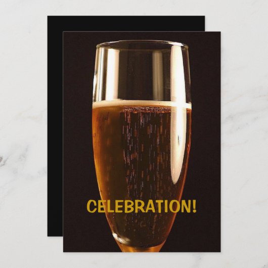 Party Einladung (Vorne/Hinten)