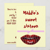 Party Einladung (Vorne/Hinten)