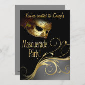 Party Einladung (Vorne/Hinten)