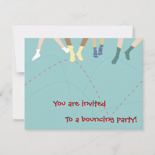 Party Einladung (Vorderseite)