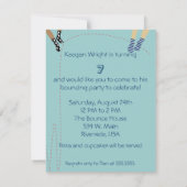 Party Einladung (Rückseite)