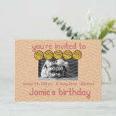 Party Einladung (Stehend Vorderseite)