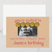 Party Einladung (Vorne/Hinten)