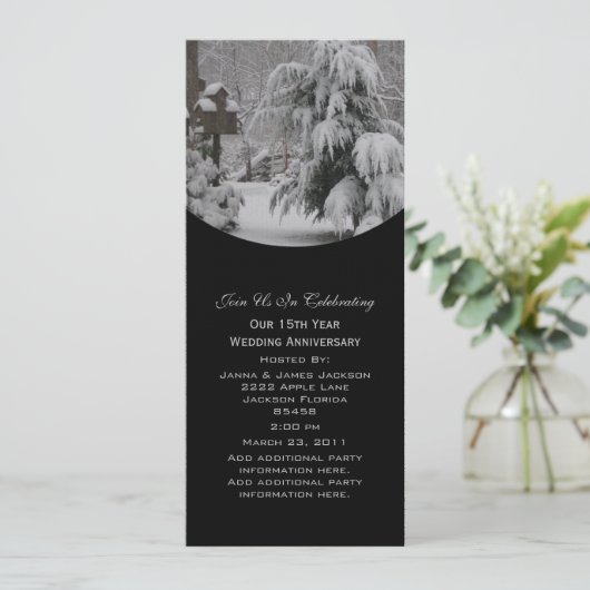 Party Einladung (Stehend Vorderseite)