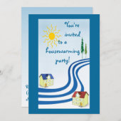 Party Einladung (Vorne/Hinten)