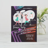 Party Einladung (Stehend Vorderseite)