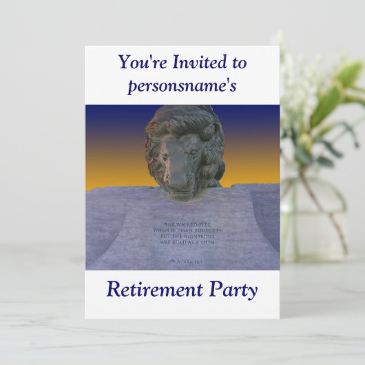 Party Einladung (Stehend Vorderseite)