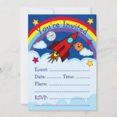 Party Einladung (Vorderseite)