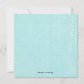 Party Einladung (Rückseite)