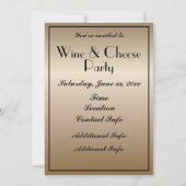 Party Einladung (Rückseite)