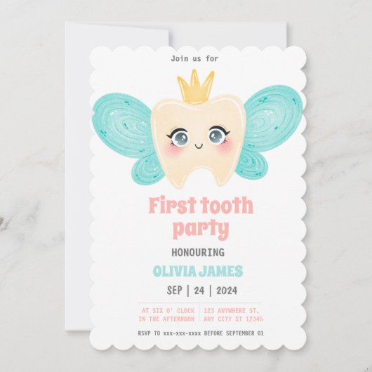 Party Einladung (Vorderseite)