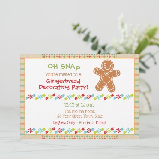 Party Einladung (Stehend Vorderseite)