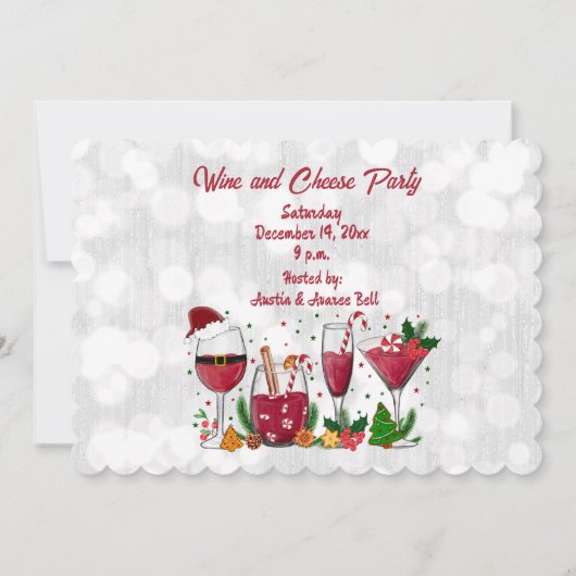 Party Einladung (Vorderseite)