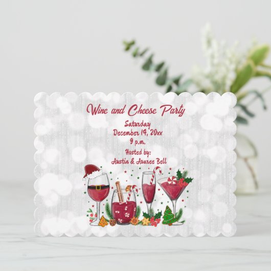 Party Einladung (Stehend Vorderseite)