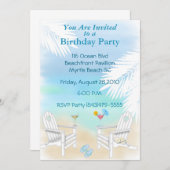 Party Einladung (Vorne/Hinten)