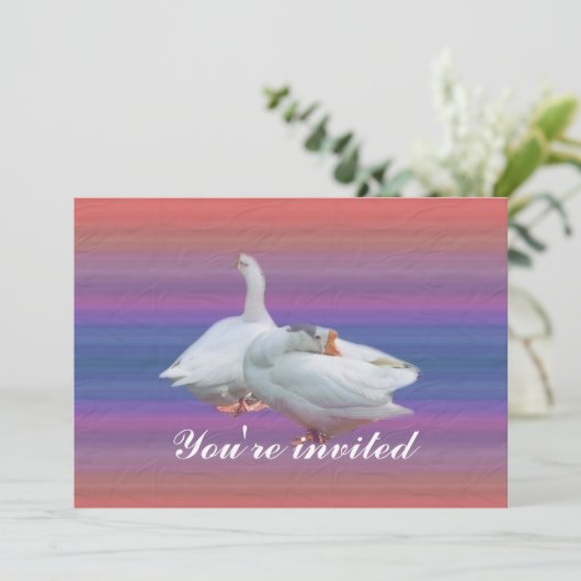 Party Einladung (Stehend Vorderseite)