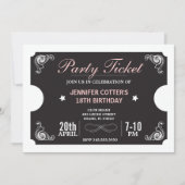 Party Einladung (Vorderseite)