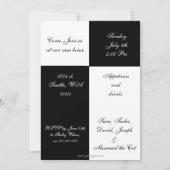 Party Einladung (Rückseite)