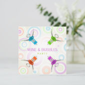 Party Einladung (Stehend Vorderseite)