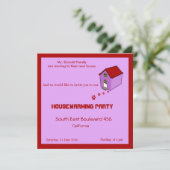 Party Einladung (Stehend Vorderseite)