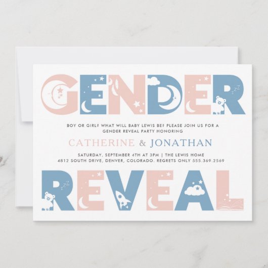 Party Einladung (Vorderseite)