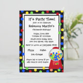 Party Einladung (Stehend Vorderseite)