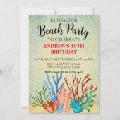 Party Einladung (Vorderseite)