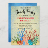 Party Einladung (Vorne/Hinten)