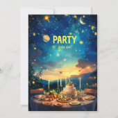 Party Einladung (Vorderseite)