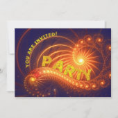 Party Einladung (Vorderseite)