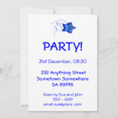 Party Einladung (Rückseite)