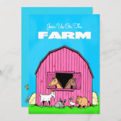 Party Einladung (Vorne/Hinten)