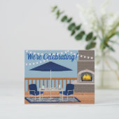 Party Einladung (Stehend Vorderseite)