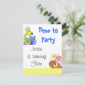 Party Einladung (Stehend Vorderseite)