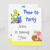 Party Einladung (Vorne/Hinten)