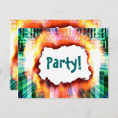 Party! Einladung (Vorne/Hinten)