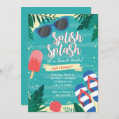 Party Einladung (Vorne/Hinten)