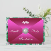 Party Einladung (Stehend Vorderseite)