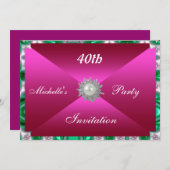 Party Einladung (Vorne/Hinten)