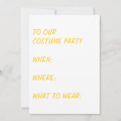 Party Einladung (Rückseite)