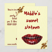 Party Einladung (Vorne/Hinten)