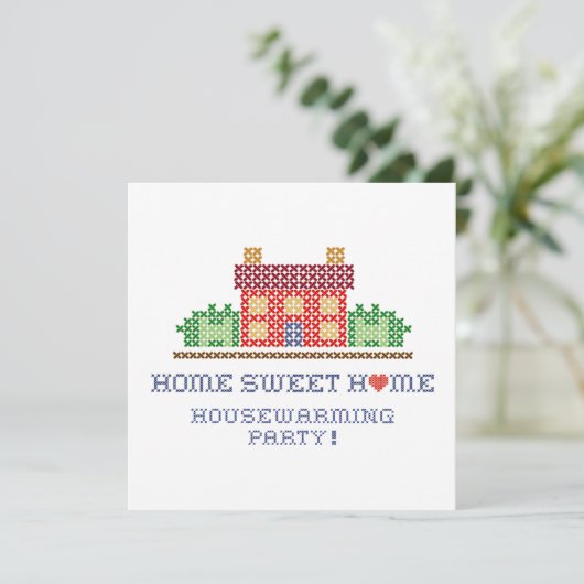 Party Einladung (Stehend Vorderseite)