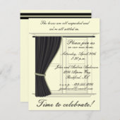 Party Einladung (Vorne/Hinten)