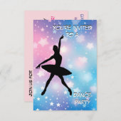 Party Einladung (Vorne/Hinten)